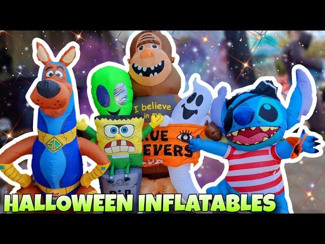 New Halloween Inflatables SpongeBob, Scooby,  Bigfoot CLEARANCE blowups