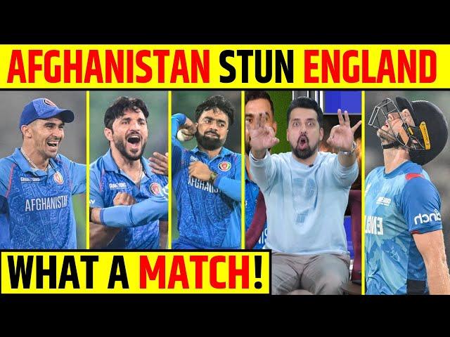 AFG VS ENG: AFGHANISTAN STUN ENGLAND WHAT A MATCH!