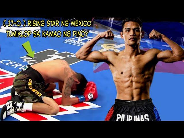 Undefeated Rising Star ng MEXICO Wasak sa Inakalang Pipitsuging Lang Ang PINOY..