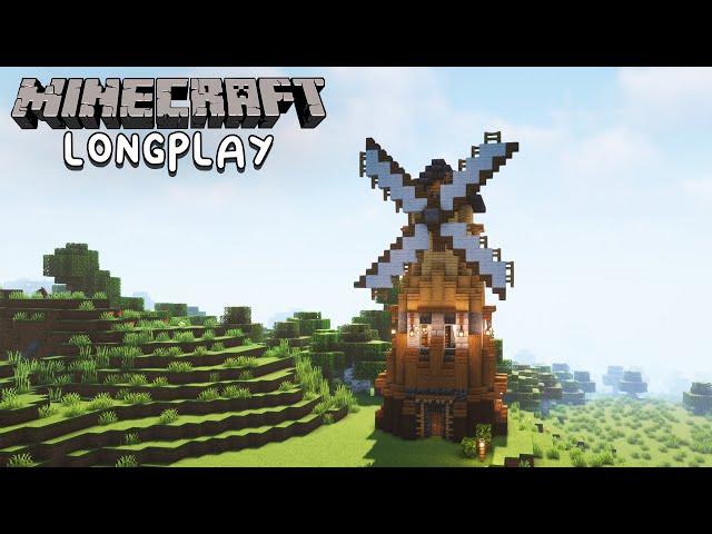 Minecraft Survival [1.19]: Relaxing Longplay #4 - Building a Windmill (No Commentary)