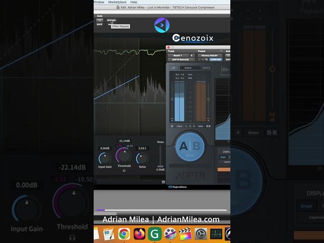 How Cenozoix Compressor Affects the Low End #audiomastering #masteringcompressor #audiomixing