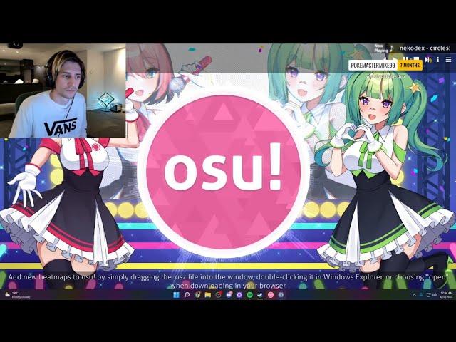 xQc plays osu! | full stream w/chat