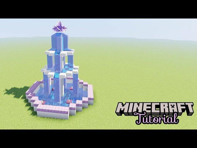 Minecraft Tutorial | How To Build A Fountain