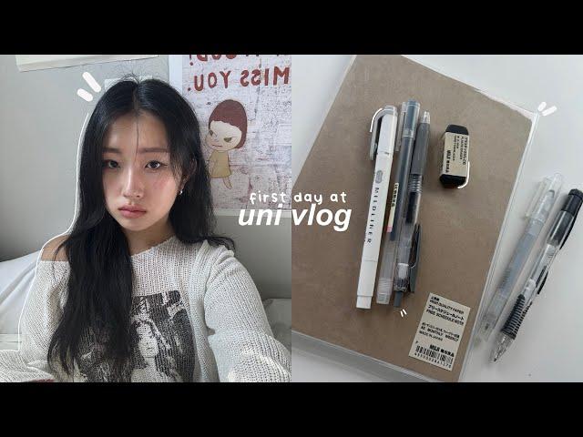 first day of UNI vlogthird-year student, in-person classes, GRWM, moving in