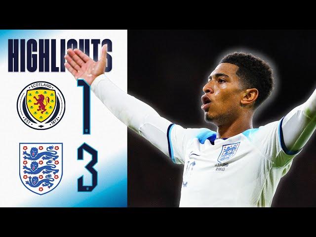 Scotland 1-3 England | Foden, Bellingham & Kane Seal Bragging Rights At Hampden Park | Highlights