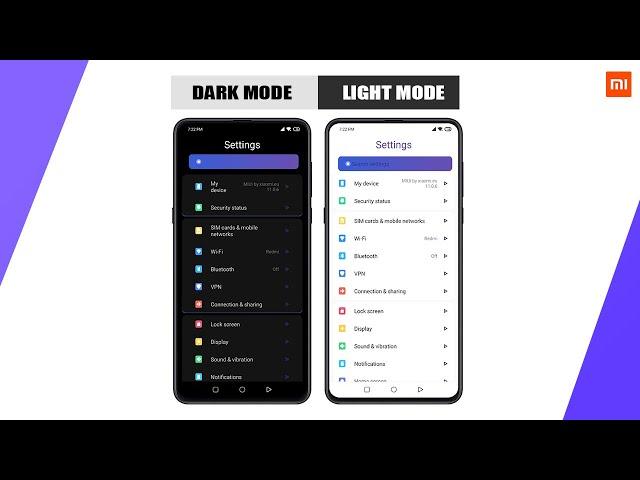 MIUI 11 - Dark Mode & Light Mode Supported New MIUI Theme For All Mi & Redmi Phones