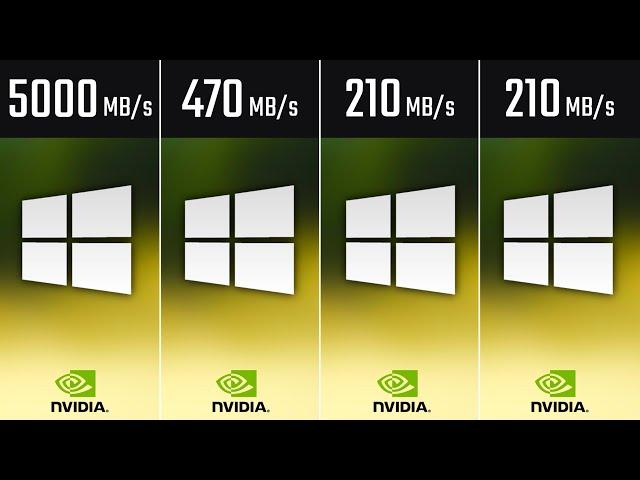 NVMe M.2 PCIe vs. SSD vs. SSHD vs. HDD