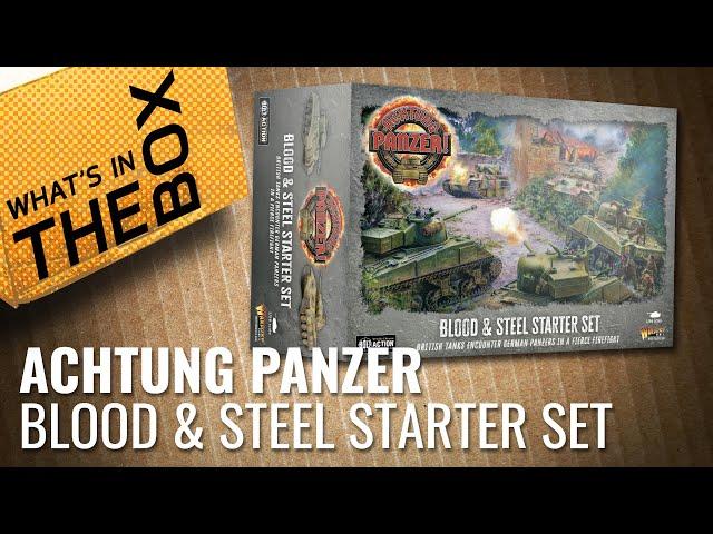 Unboxing: Achtung Panzer! - Blood & Steel Starter Set | Warlord Games