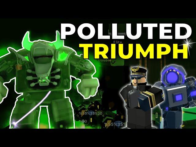 How I beat the new polluted.. | Tower Defense Simulator (ROBLOX)