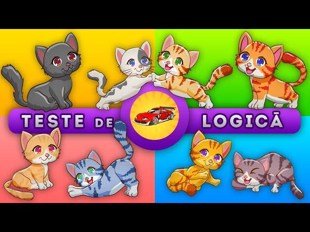 Pisici - Jocuri educative si Teste distractive de Logica