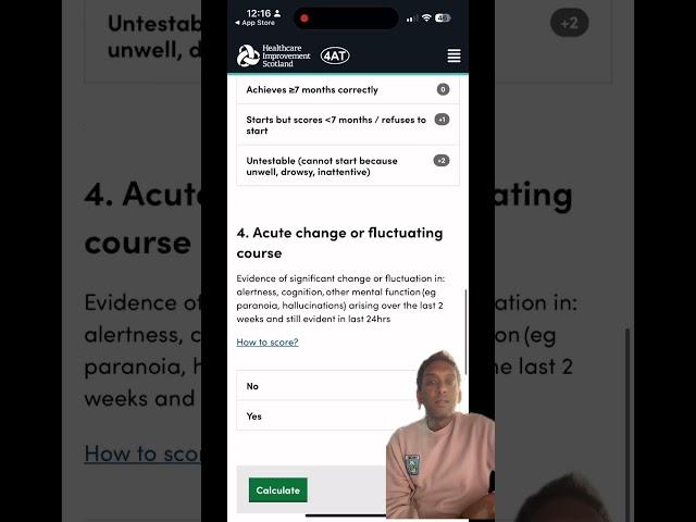 How to do the 4AT - the best test for delirium
