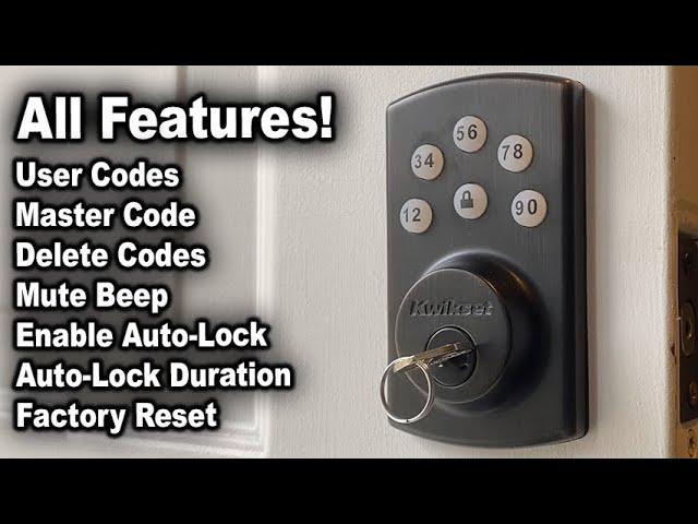 How to Program Kwikset Powerbolt 2 Deadbolt Lock