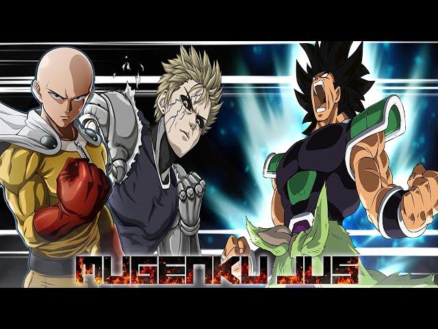 Broly's Invasion on One Punch Man ! Broly DBS vs Saitama & Genos ANIME MUGEN JUS