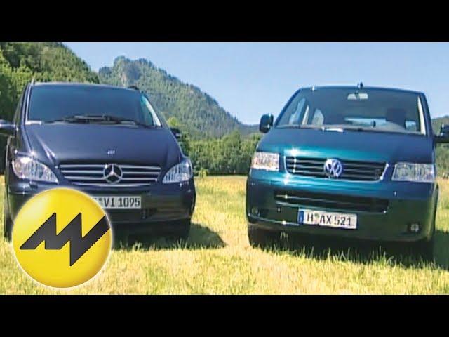 Mercedes Viano 220 CDI vs. VW T5 Multivan 2.5 TDI: Der Van-Vergleich