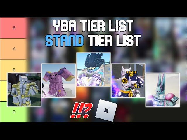 Your Bizarre Adventure (YBA) Stand Tier List | Roblox Tier Lists