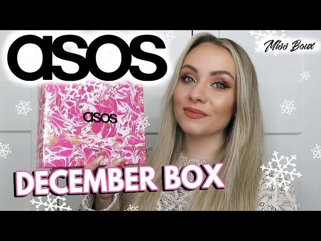 ASOS BEAUTY BOX DECEMBER 2021 UNBOXING - ASOS FACE & BODY BOX - FINAL BOX OF 2021 - MISS BOUX