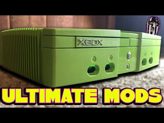 HOLY GRAIL! Modding My Mountain Dew Xbox. 128mb ram, 4tb hdd, Leds, and more!