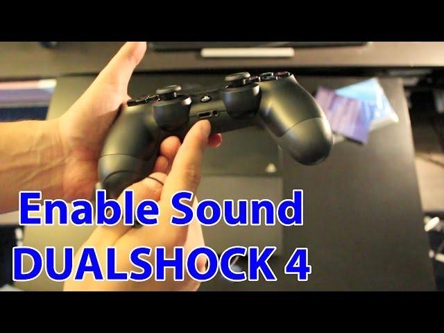 How To Enable Sound On The PS4 Controller And Use Headphones - PlayStation 4 Tips