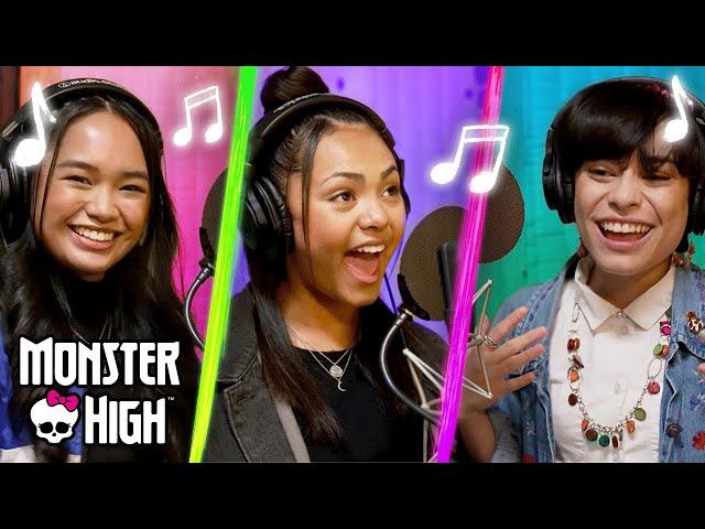 Monster High: The Movie Cast Records Songs! | Behind the Scenes | Monster High