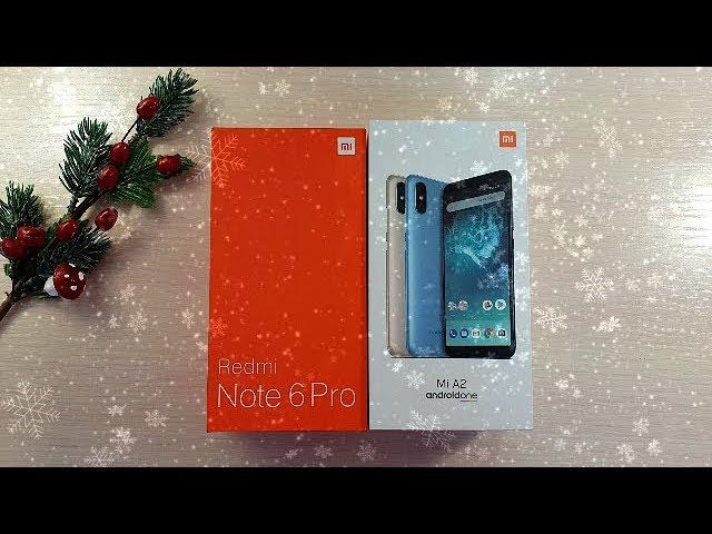 Сравнение Xiaomi Redmi Note 6 Pro и Xiaomi Mi A2