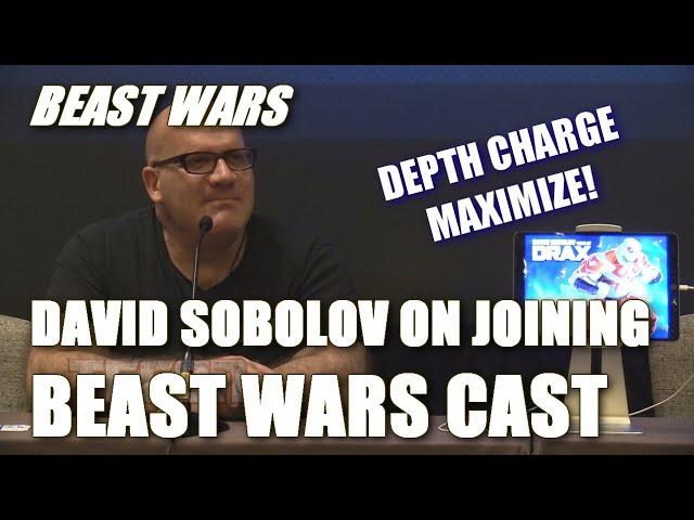 Depth Charge Voice Actor David Sobolov on Joining the Cast of Beast Wars Transformers for Season 3.