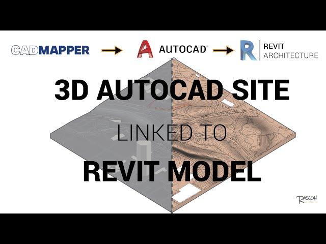 Create a Revit Site Model by Linking CADMapper