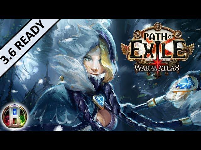 Path of Exile 3.6 - Explosive Winter Orb Build - Elementalist Witch -  Synthesis