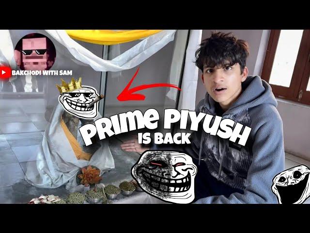 Prime piyush is back  Akela mard & Dusra Mard  @piyushjocgaming @souravjvlogs