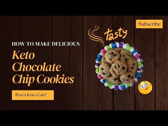 How to Make Delicious Keto Chocolate Chip Almond Flour Cookies │ Ron’s Keto Café