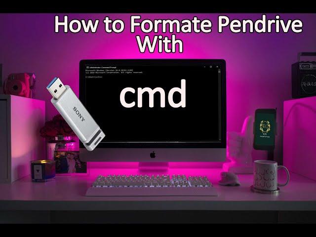 How to Format a USB Flash Drive Using Command Prompt in Windows || How to Format a Pendrive with Cmd