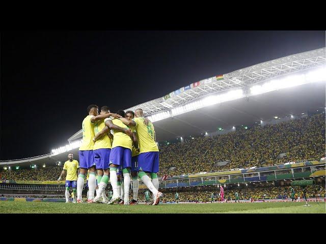 SELEÇÃO BRASILEIRA: confira os BASTIDORES de BRASIL 5 x 1 BOLÍVIA pelas lentes da CBFTV