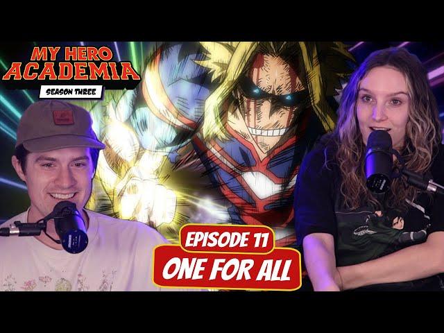 UNITED STATES OF SMASH! | My Hero Academia Season 3 Reaction | Ep 11, "One For All"