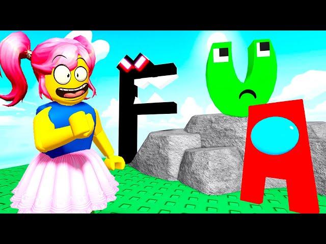 ЭВОЛЮЦИЯ АЛФАВИТ ЛОР от НУБА до ПРО в АЛФАВИТ ЛОРЕ! Alphabet Lore Morphs Roblox