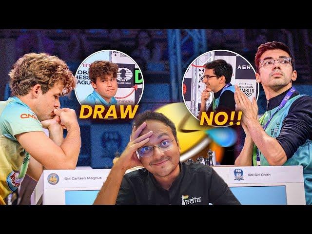 How did Anish Giri try to troll Magnus Carlsen on the board? | Global Chess League 2024