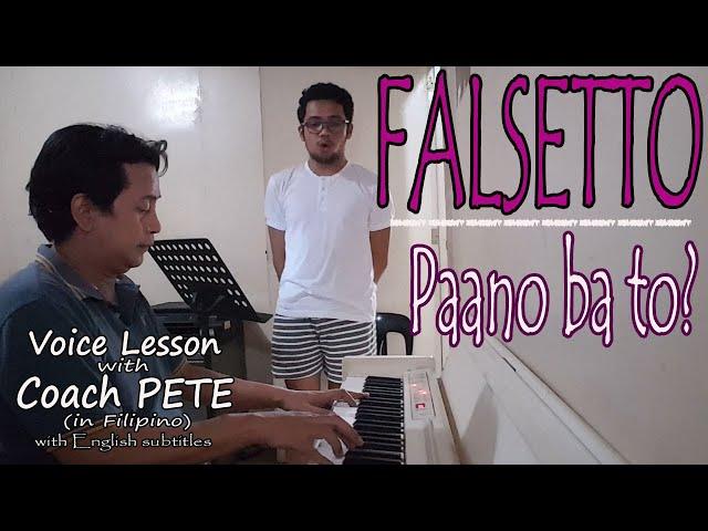 Falsetto... Paano ba to? (in Filipino) with English subtitles