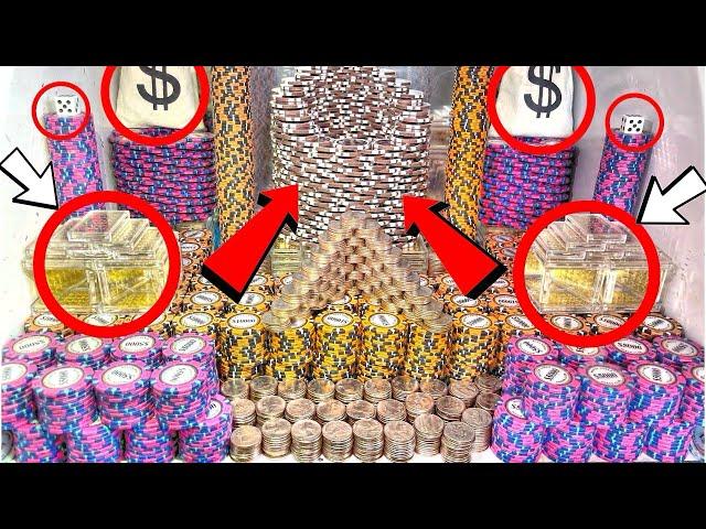 $2,000,000,000.00 BUY IN, 20 QUARTER CHALLENGE, HIGH LIMIT COIN PUSHER! Can We Profit? (MUST SEE)