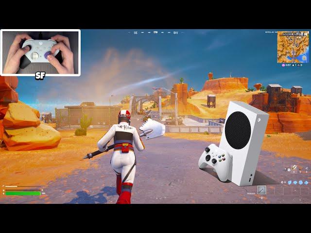 Fortnite Ranked Reload Handcam Gameplay On Xbox Series S (4K 120FPS)