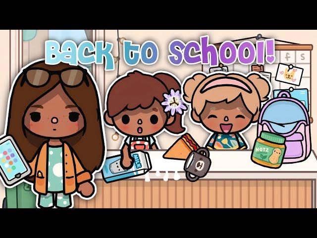 DER ERSTE SCHULTAG NACH DEN SOMMERFERIEN  | AESTHETIC ROUTINE/ GESCHICHTE | TOCA BOCA STORY