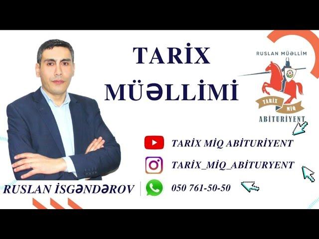 Tarix MİQ sualları 2019 cu il  0507615050 #miq #imtahan #abituriyent #dim #tqdk