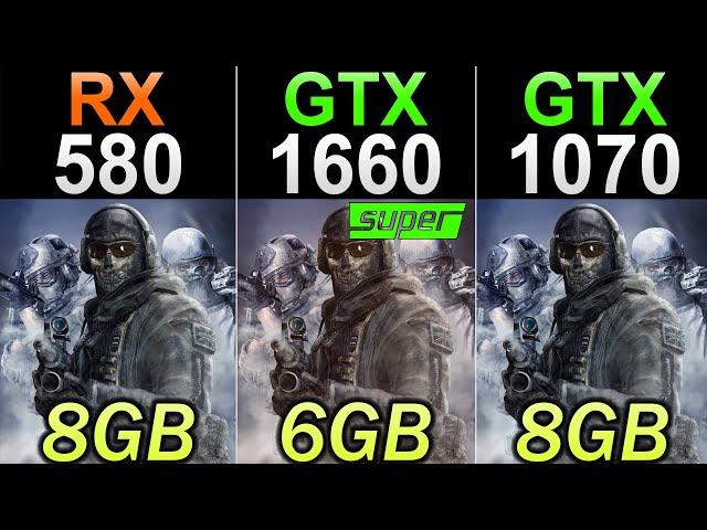 RX 580 (8GB) Vs. GTX 1660 Super Vs. GTX 1070 | 1080p and 1440p Gaming Benchmarks