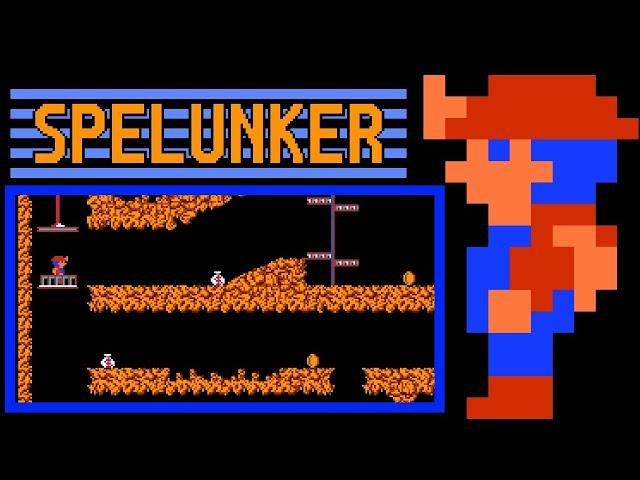 Spelunker (FC · Famicom) video game port | 6-adventure session 