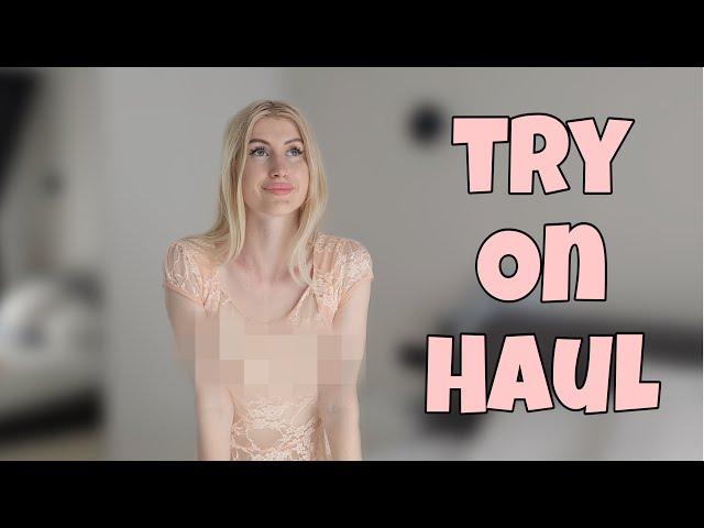 [4K] INCREDIBLE TRANSPARENT DRESS | ONE PIECE TRY-ON HAUL