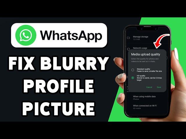 How To Fix Blurry Profile Picture In WhatsApp 2025 | Improve WhatsApp Profile Photo Quality