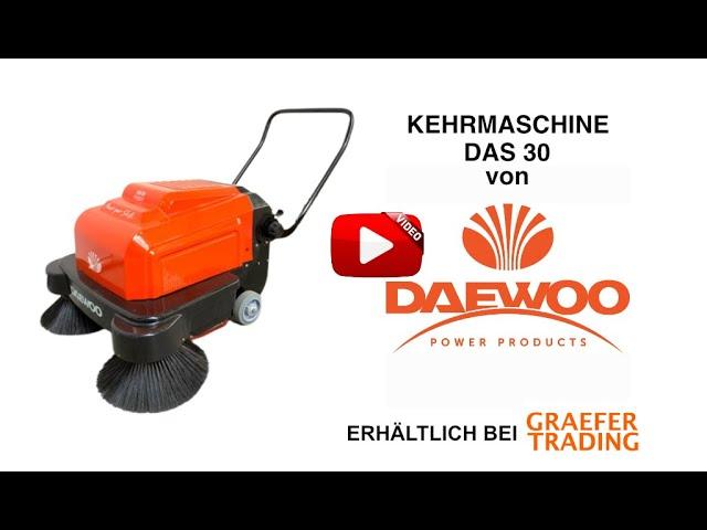 Produktvorstellung Kehrmaschine Daewoo DAS 30