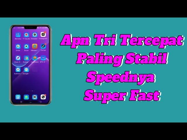 APN TRI TERCEPAT PALING STABIL || SPEEDNYA SUPER FAST