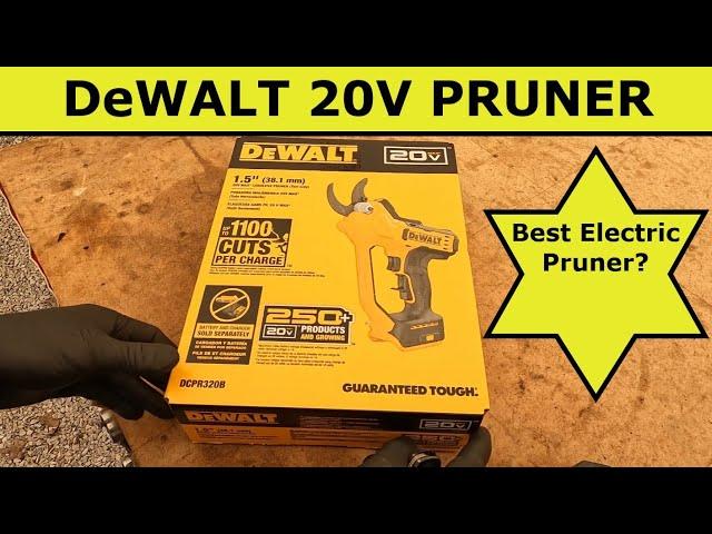 DeWALT 20V Pruner - Unbox and Real World Review and Use!