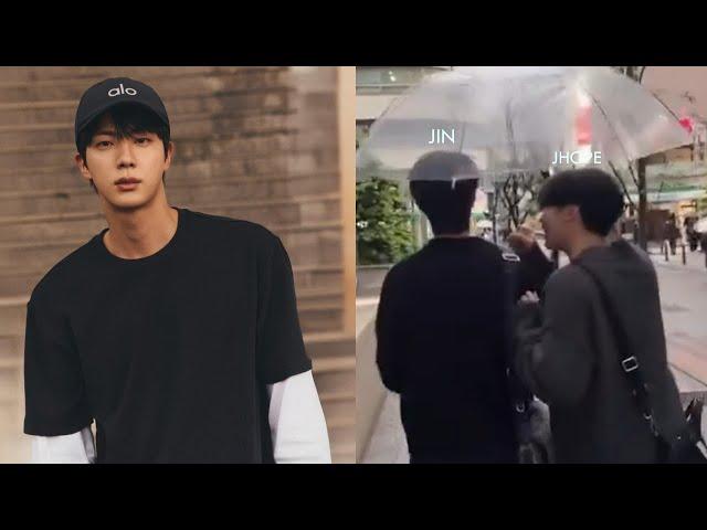 An Hour Ago, Bts Jin And Jhope Were Seen Walking Leisurely They Have Gathered Again Here