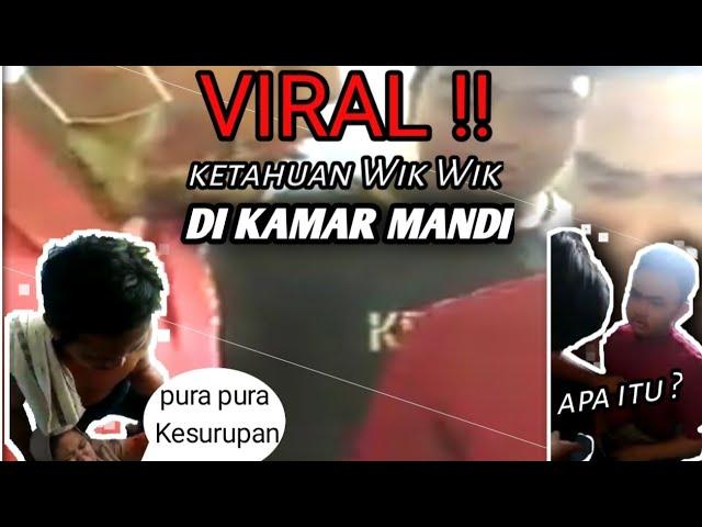 Video Viral !!  Ketahuan Wik Wik di kamar mandi|langsung di grebek warga 