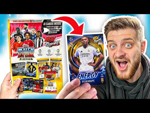 I FOUND the *RARE* MBAPPE ENERGY CARD!! (Match Attax New Signings Update Multipack!)