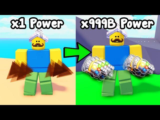 Unlocked Strongest Gauntlet Hands! - Power Slap Simulator Roblox